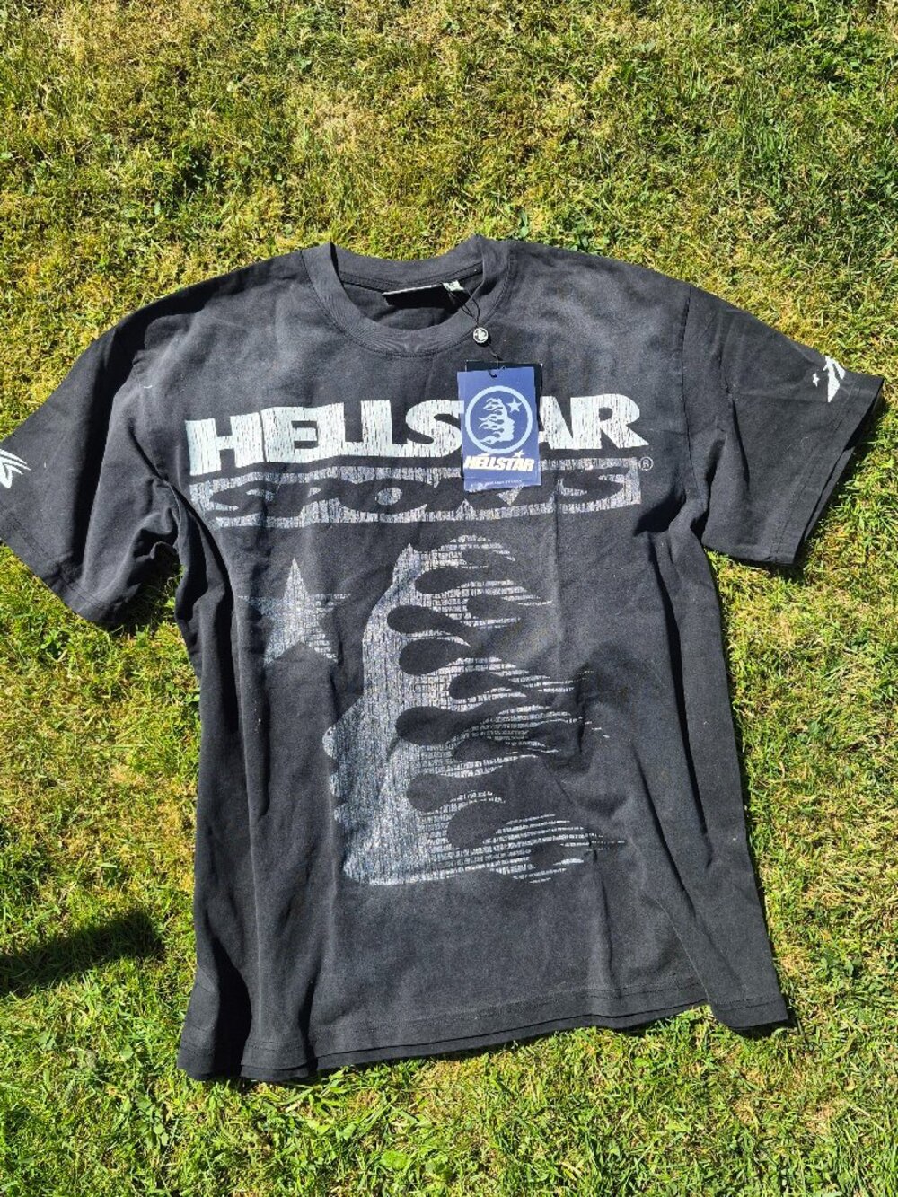 Hellstar Family Tee Sparkly Black Size Large